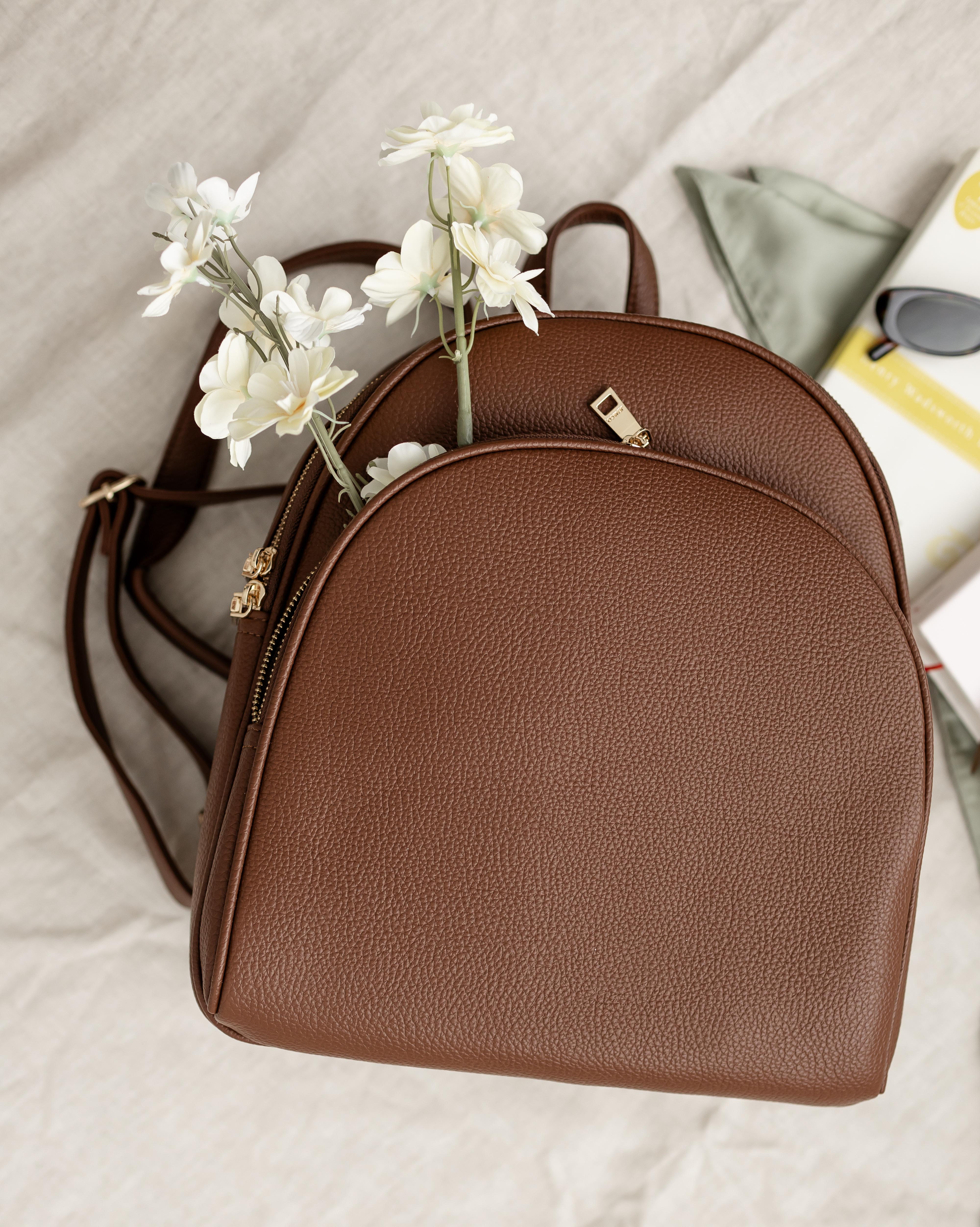Vegan Leather Convertible Backpack – Maloney Style