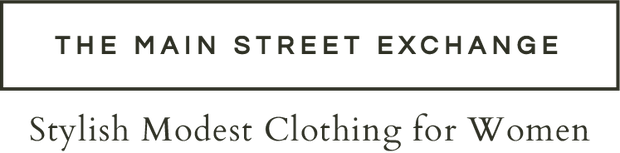 Logo and tagline of Maloney Style for modest clothing.